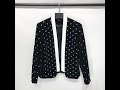 2020 big velvet sequined diamond collarless suit web celebrity anchor show jacket