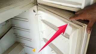 How to repair a refrigerator gasket