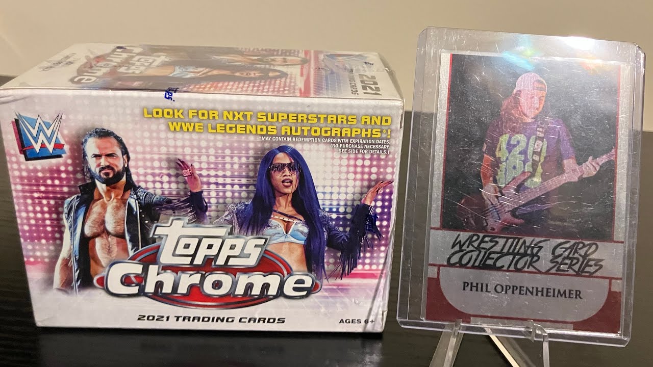 2021 TOPPS CHROME WWE BLASTER BOX RIP #toppschrome #wrestlingcards #wwe ...