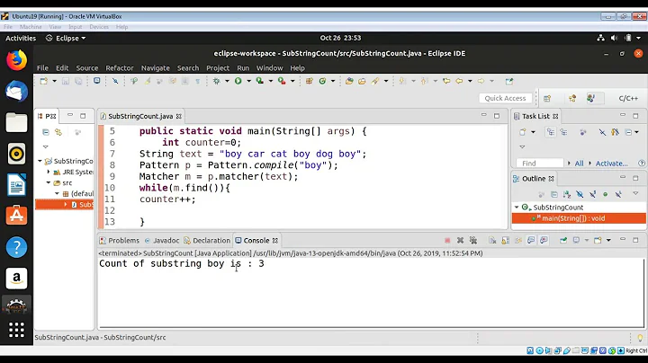 Java count occurrences of a substring in a string