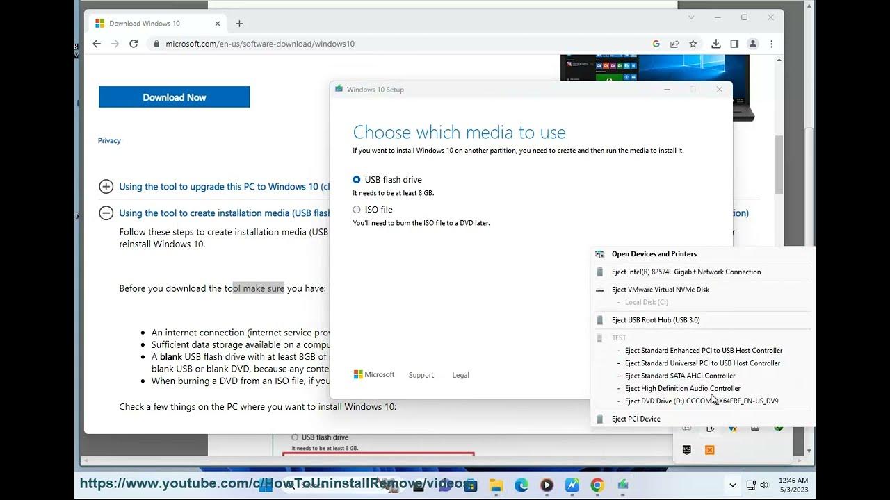 Download Windows 10 22H2 ISO with Media Creation Tool YouTube