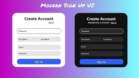 C# Modern Sign Up Form | Dark & Light Theme (Guna2 UI Design)