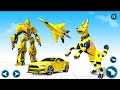 Wild Jackal Robot Transform Car War: Car Robot Dog Transform Games 2021 - Android Gameplay