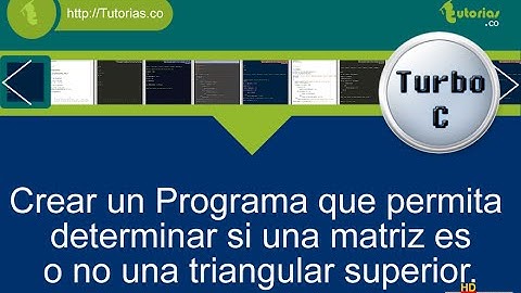 arrays – turbo C (triangular superior de una matriz)
