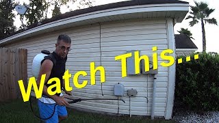 How To Pressure Wash WITHOUT a Pressure Washer Part 1  House Wash for Rookies