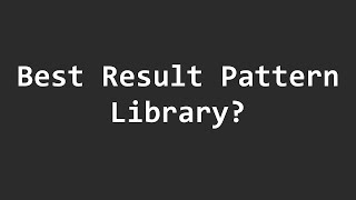 How to Implement the Result Pattern with the ErrorOr Library