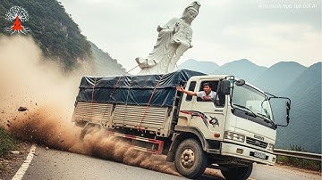 Xe Tải Chở Tượng Quan Âm Suýt Lao Xuống Vực – Phép Lạ Xảy Ra Khiến Bác Tài Bật Khóc