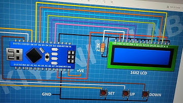 Arduino nano 16x2 LCD clock