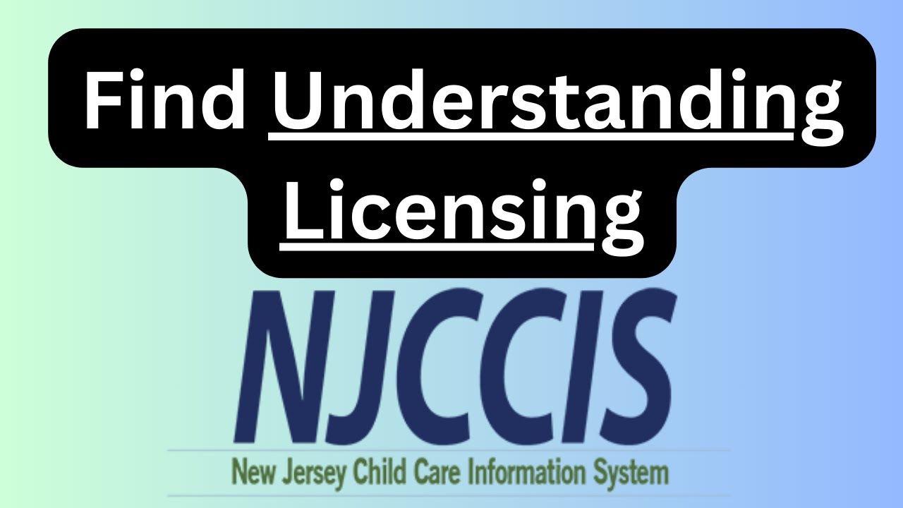 NJCCIS Site Locating The Understanding Licensing Regulations Training NJCCIS Site Locating The Understanding Licensing Regulations Training