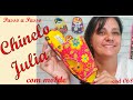 Faca e venda muito esse chinelo julia um luxo  com molde  atelie by vickchick cod 068