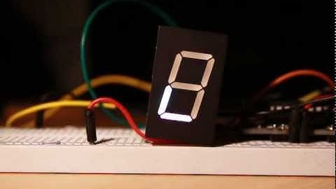 TLC5947 RGB 7 Segment Display demo