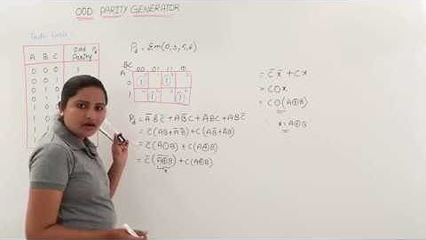 Odd Parity Generator