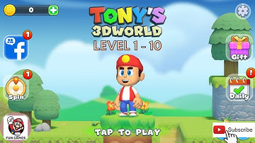 Super Tony 3D - LEVEL 1-10 Gondor Plains - Run Adventure Game (Android & iOS) #supertony #FunGames