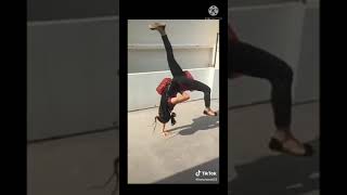 Backflip And Cartwheel By A Girl