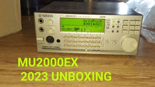 Unboxing ~ Yamaha MU2000EX MIDI Tone Generator (The XG Centerpiece)