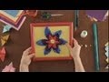 How to make a frame with tissue paper  paper art projects