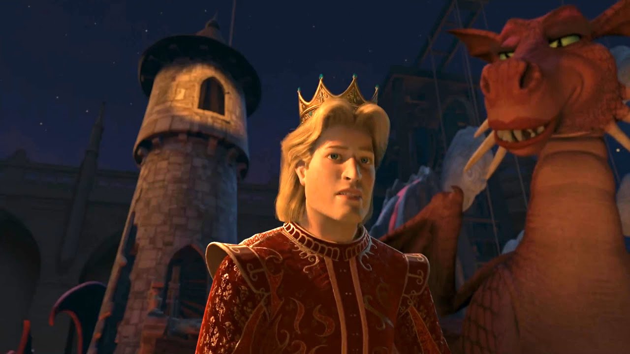 Shrek The Third Dragon Kills Prince Charming YouTube