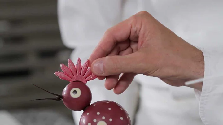 Montages commerciaux en chocolat par Philippe Bert...