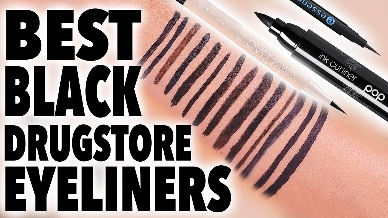 BEST DRUGSTORE EYELINERS - YouTube