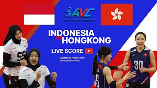 LIVE SCORE | INDONESIA VS HONGKONG AVC CHALLENGCUP 2024