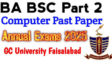 CSS-401 DBMS Operating System & Network | ADA ADS Part 2 Computer Paper 2025 GCUF