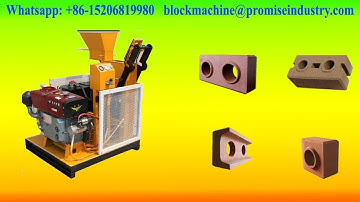 GL1-25 Eco Brava Hydraulic Press diesel engine interlocking lego brick making machine