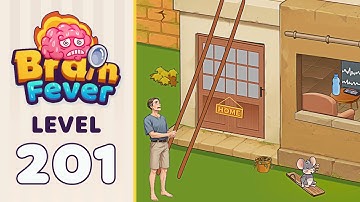 Brain Fever: Puzzle Game Level 201 | Puzzle Solved! 🎯