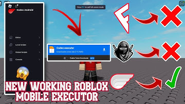 New Working Roblox Mobile Executor | Codex Executor Mobile New Update And Latest Version