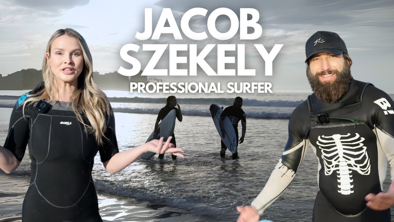 I spent a day in the life of a Pro surfer! Mansion tour, surfing San Diego
