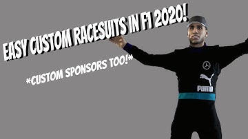F1 2020 Custom Racesuit Modding Tutorial!