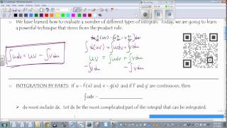 Calculus 7 1 Notes Intro