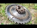 Genius Idea With From A Circular Saw Disc!! Garden Drill For Mixer With From A Circular Saw Disc!!