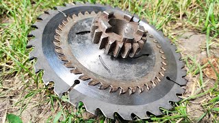 Genius Idea With From A Circular Saw Disc!! Garden Drill For Mixer With From A Circular Saw Disc!!