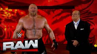 Brock Lesnar with Paul Heyman Entrance Wwe Raw At Msg March 30 2026