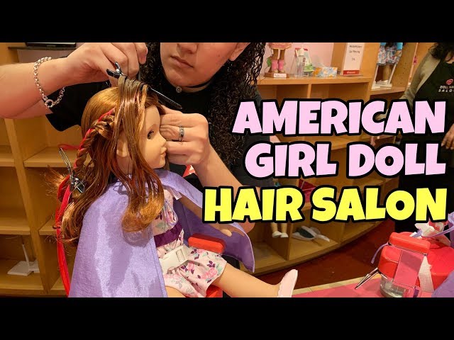 American Girl Doll Gets New Hairstyle at AG Hair Salon class=