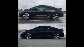 BC Racing /EXTREME LOWS/ Montage transformation 2015 Civic Si