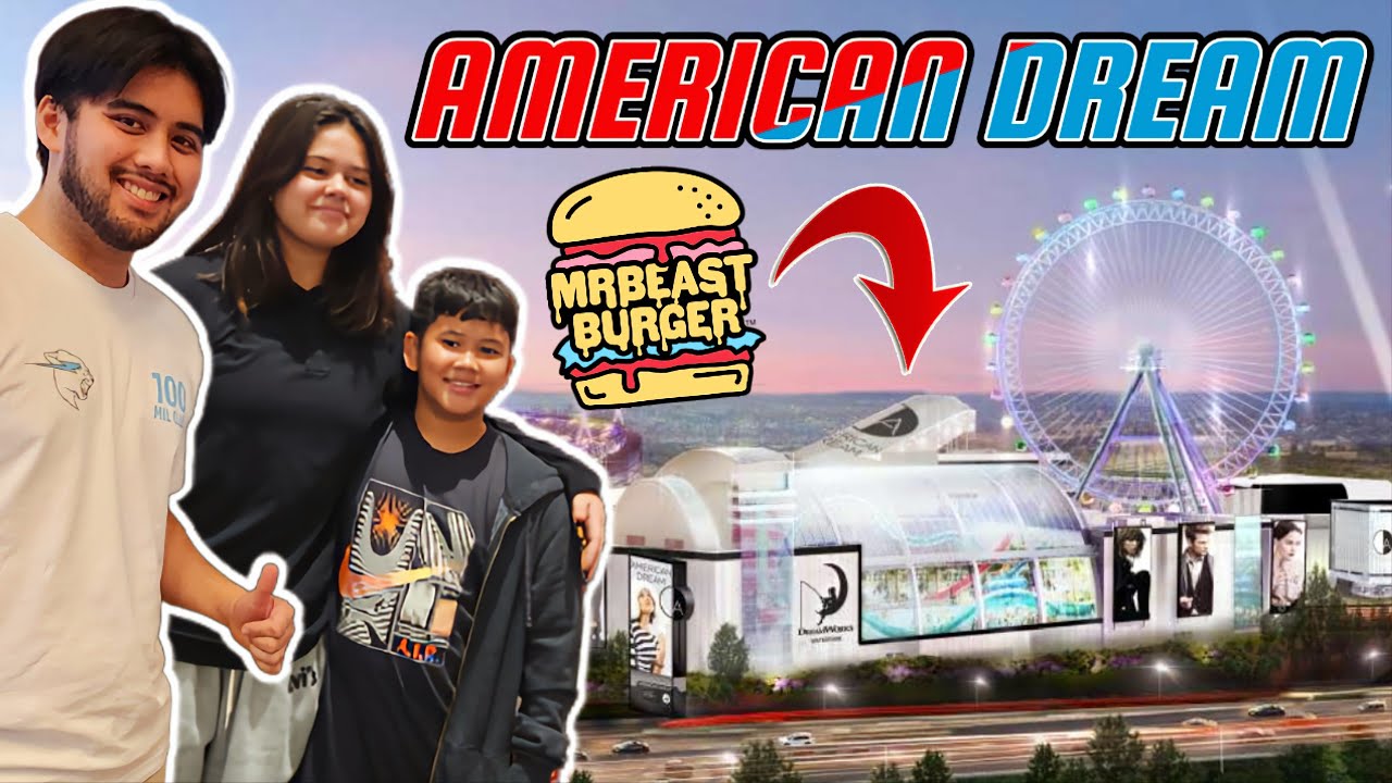 Eating MRBEAST BURGER At The AMERICAN DREAM MALL! - YouTube