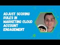 Adjust scoring rules in marketing cloud account engagement