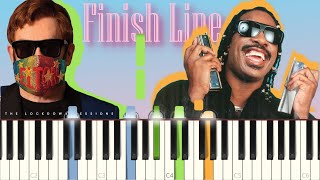 Finish Line - Elton John &amp; Stevie Wonder [original piano]