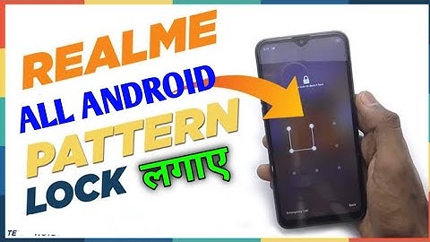 realme all android phone set pattern lock password lagaye. realme pattern lock Kase lagaye. 7i phone