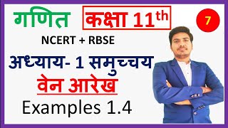 Class 11th maths।। NCERT।। RBSE।। Chapter 1 sets (समुच्चय) exercise 1.4 important points