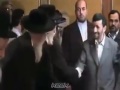 مقطع نادر للرئيس الإيراني السابق أحمدي نجاد مع كبار حاخامات إسرائيل