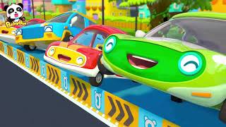 Monster Car Race | Fire Truck | Monster Truck | Cartoon for Kids | BabyBus - Cars World