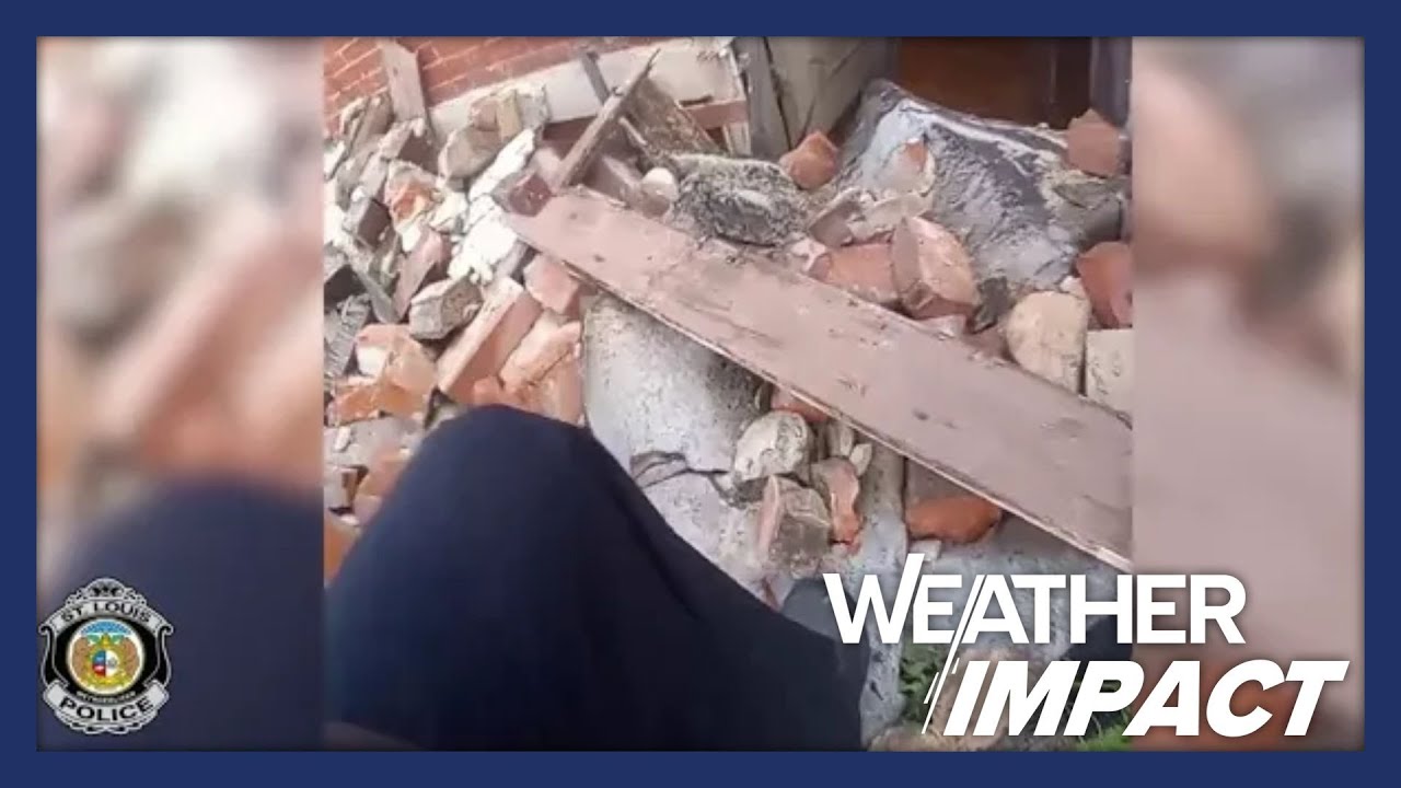 Bodycam video shows St. Louis police response to May 16 tornado - YouTube