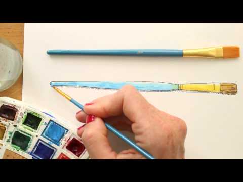 Draw Tip Tuesday: Hatching With Watercolours