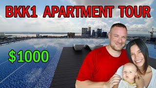 We Toured 4 Apartments in BKK1 at Phnom Penh! With Prices! Cost of Living Cambodia