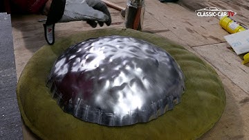 Sheet Metal Shaping - Shaping an aluminium bowl