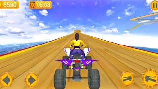 Driving ATV Bike On Impossible Track Game | Motocross Dirt ATV Bike Fastest Racing Game screenshot 2