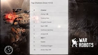 War Robots：Winners Announce & Crazy BR Game - 獲獎玩家宣佈 ！以及精彩瘋狂的BR單飛！