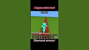 Minecraft Magma cube test #minecraft #shorts